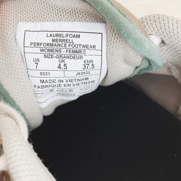 Merrell Alpine Sneaker Laurel Foam Breathable Mesh - Picture 10 of 10